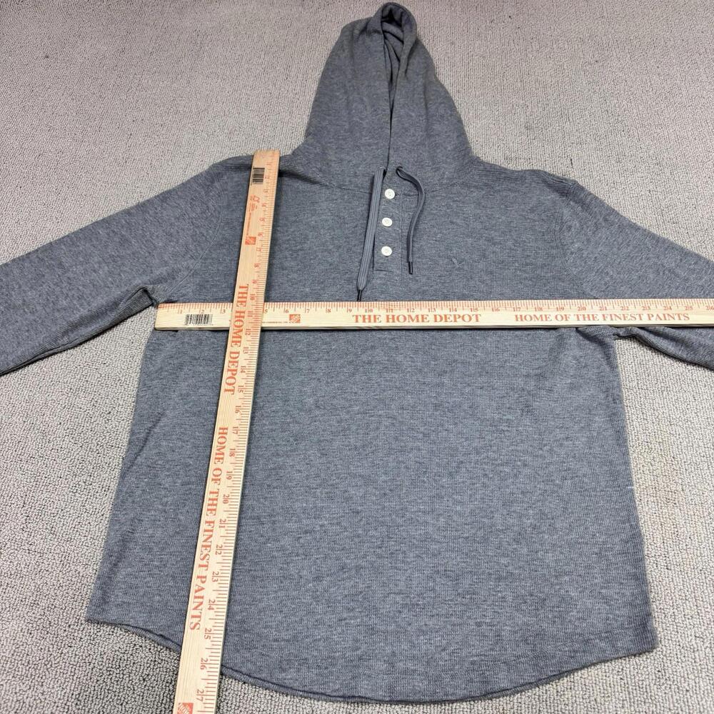 American Eagle Outfitters Hoodie Gray Lightweight Long Sleeve Men’s Medium NWT - Picture 2 of 12